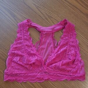 Jessica Simpson Fuchsia Lace Bra